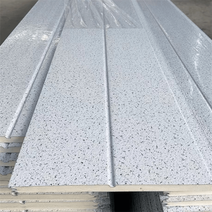 Pearl White Metal Siding Panels